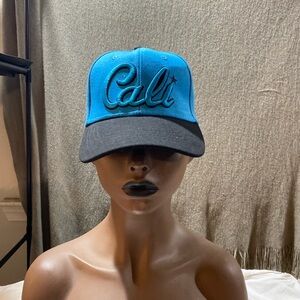 Blue and Black Cali Cap